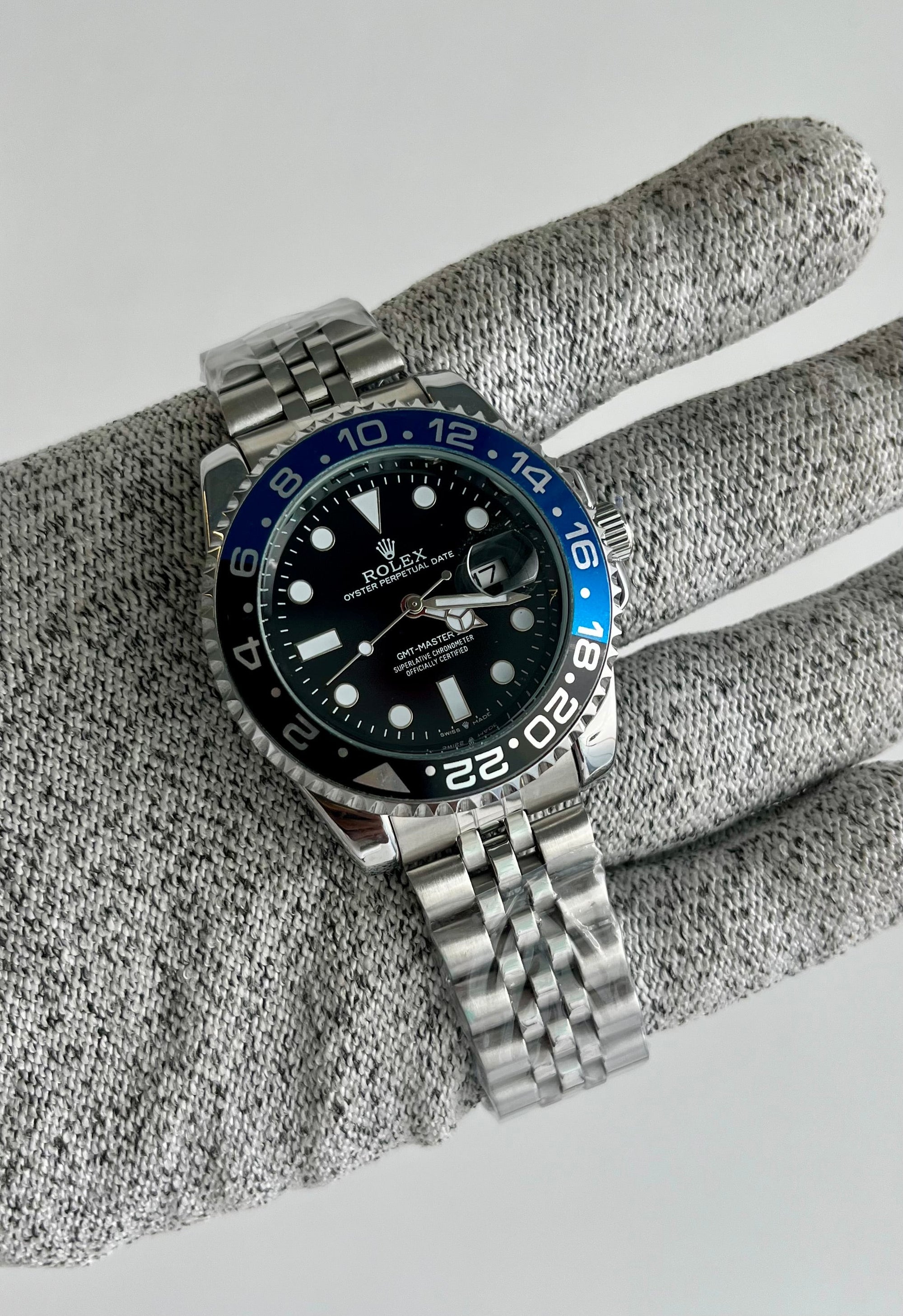 Rolex Gmt Dial black/Blue